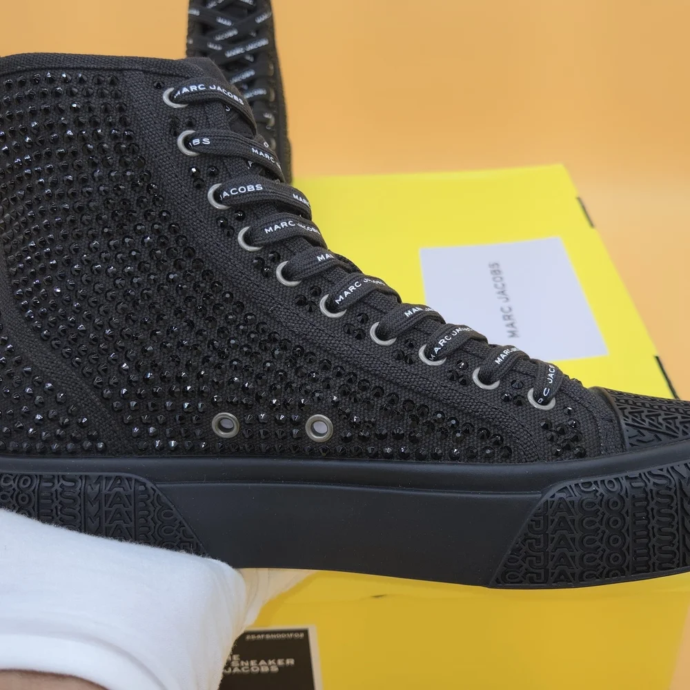 Marc Jacobs Black High-Top Sneakers - Picture 5 of 9